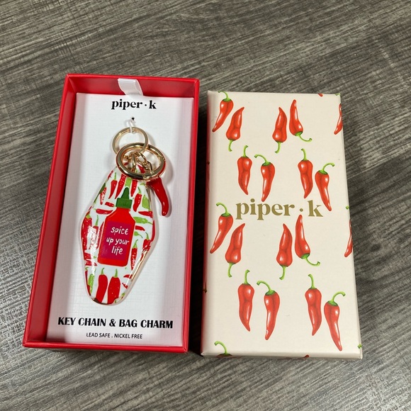 ❤️🔹️Piper K🔹️ “Spice Up Your Life” Chili 🌶️ Pepper Bag Charm - Picture 2 of 6